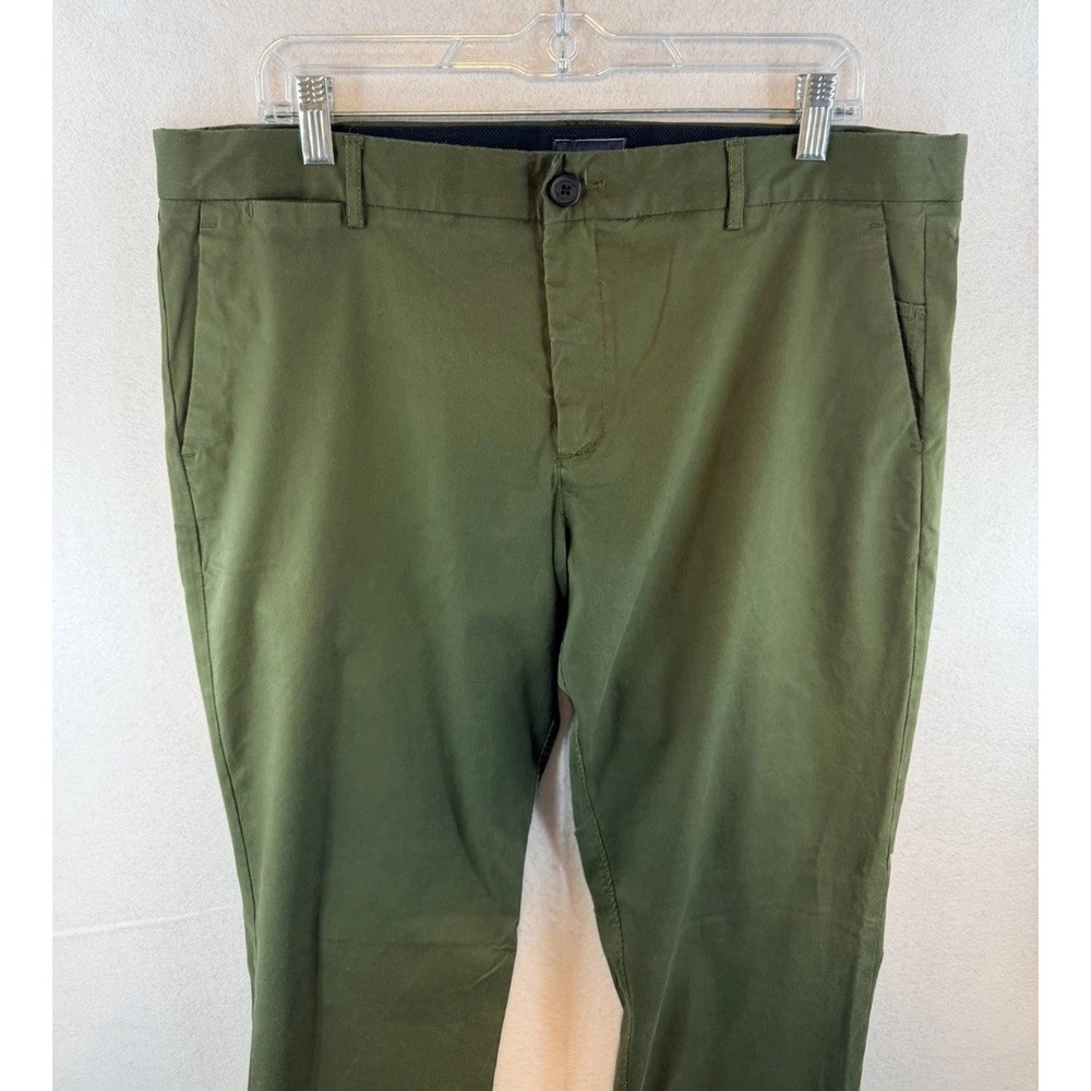 7 Diamonds Pants Men's‎ 36x31* Green Parker Chino Performance Straight Golf